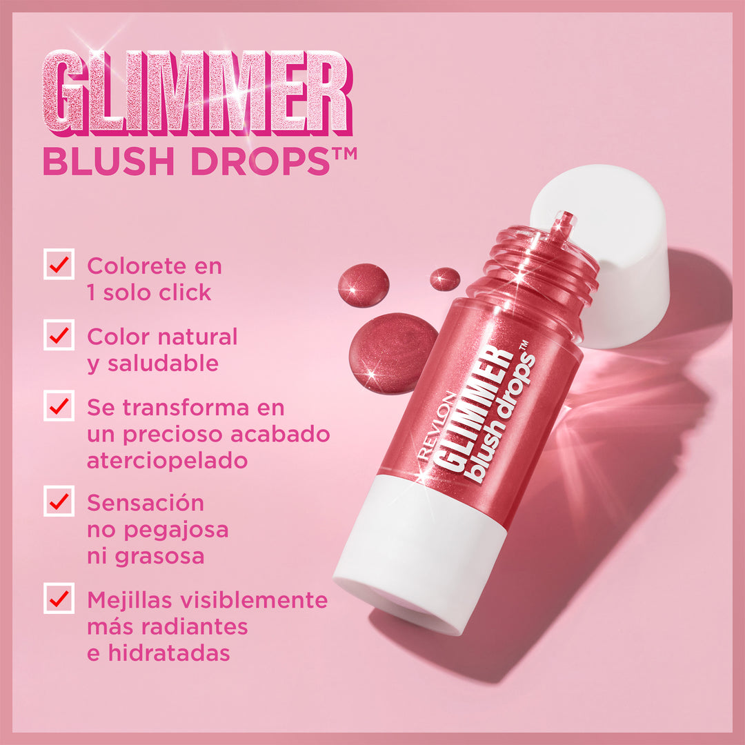 Colorete líquido Glimmer™ Blush Drops