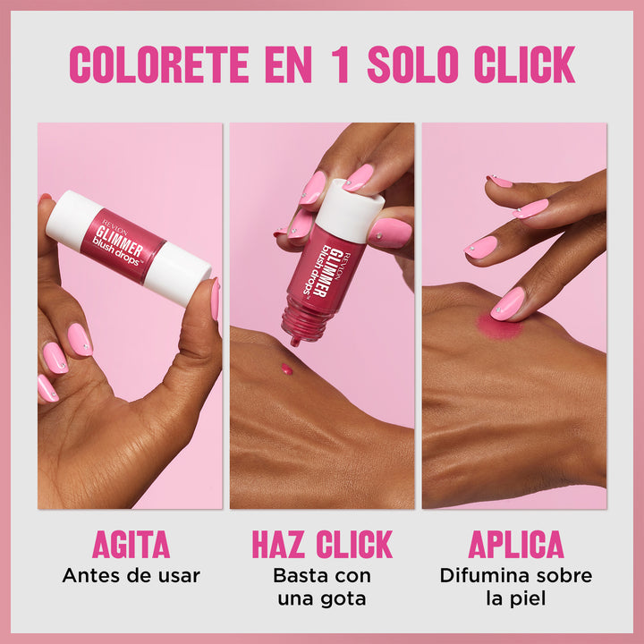 Colorete líquido Glimmer™ Blush Drops
